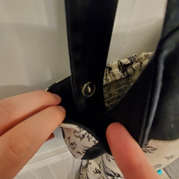 Kim Rogers Signature Dress Damask Black Whi Size 8 - Picture 8 of 9